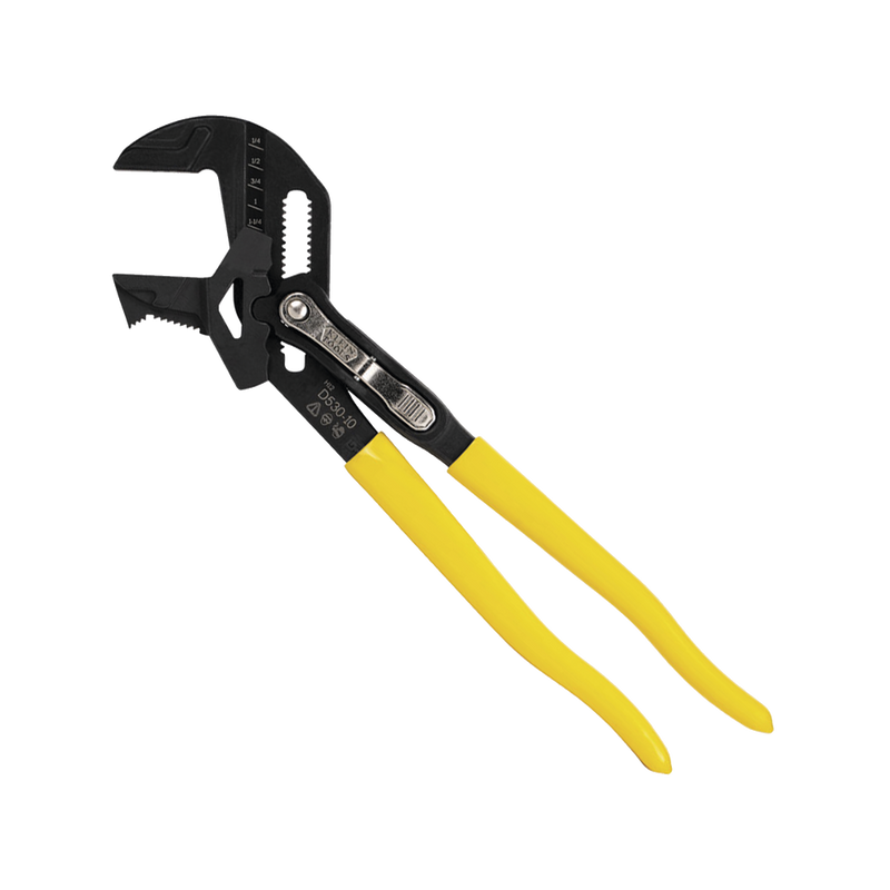 Llave de Pinzas Inglesa y Perico de 10" 25.4 cm Multiusos de Rápido y Fácil Intercambio D53010 - SILYMX