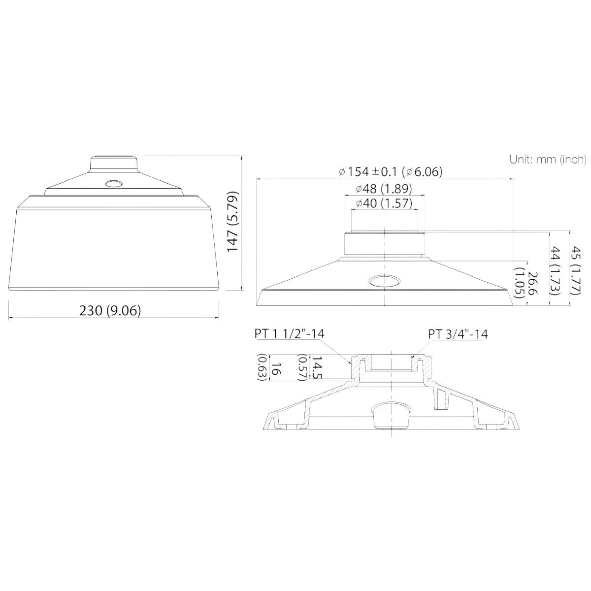 Accesorio Protector Solar para Cámaras de la Serie DC-S DA-DH1100 - SILYMX