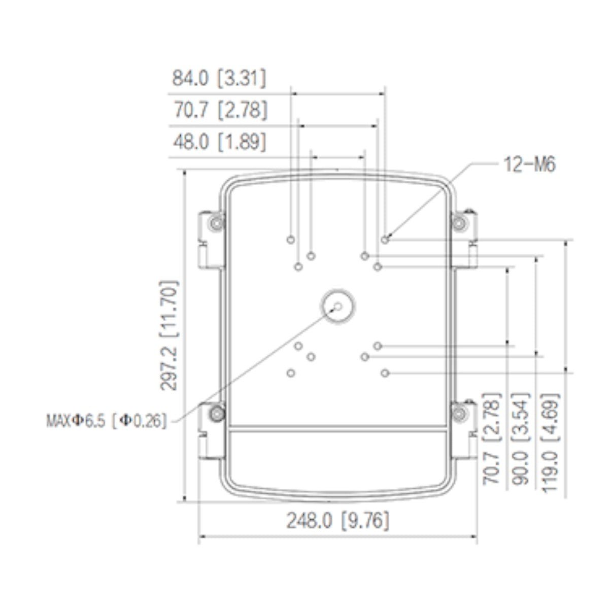 Caja de Conexiones Anticorrosión Material Aluminio SECC IP66 DH-PFA6400SA - SILYMX