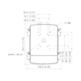 Accesorios CCTVDAHUADH-PFA6400SACaja de Conexiones IP66 Aluminio Anticorrosión Exterior Dahua DH - PFA6400SA - SILYMX