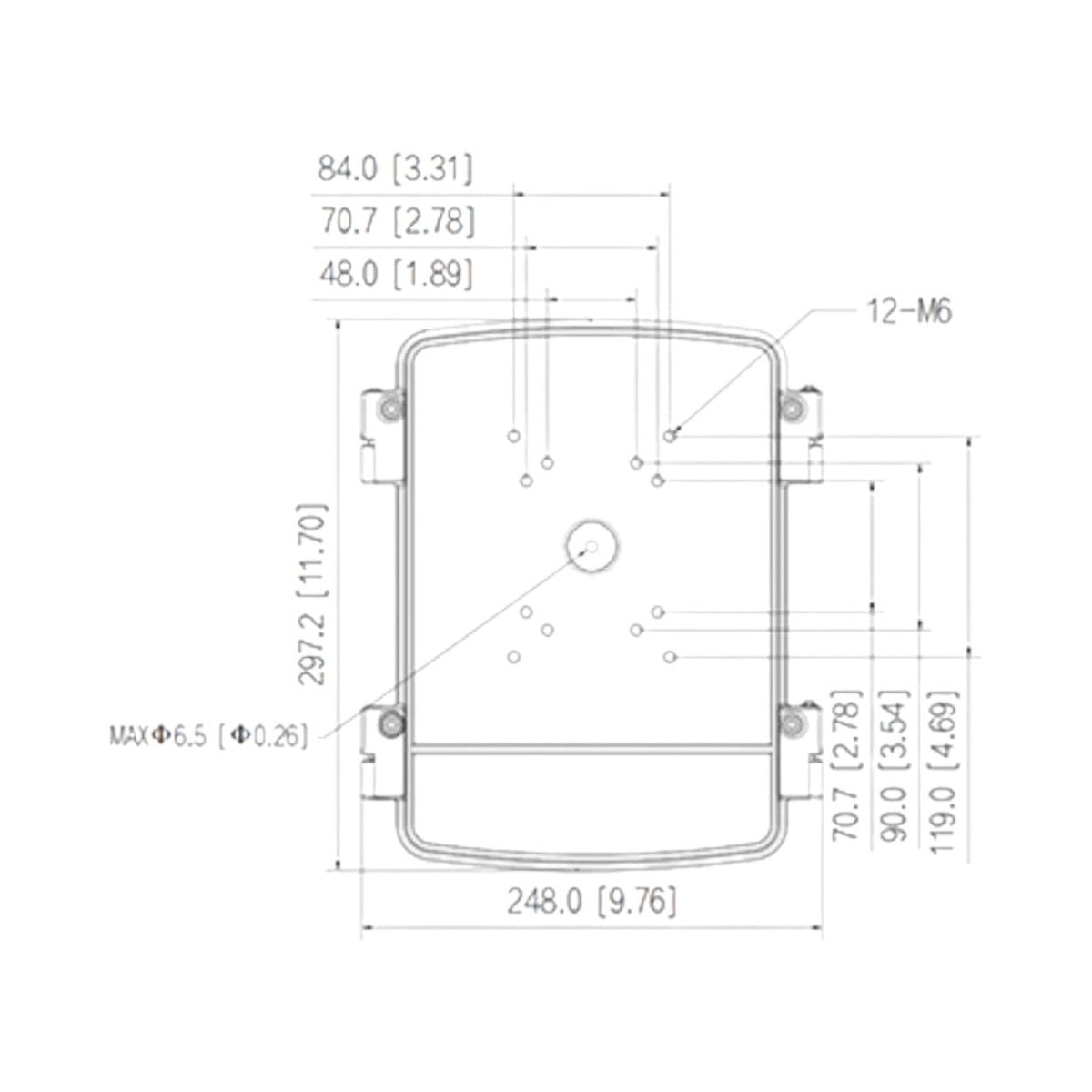 Accesorios CCTVDAHUADH-PFA6400SACaja de Conexiones IP66 Aluminio Anticorrosión Exterior Dahua DH - PFA6400SA - SILYMX