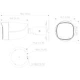 Cámara Bullet Full Color 1080p Lente De 2.8 Mm DH-HAC-HFW1209CMN-A-LED-S3 - SILYMX