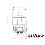 Cámara IP PTZ de 2 Megapíxeles 5x de Zoom Óptico DH-SD3C205DB-GNY-A-PV - SILYMX