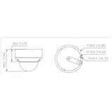 Cámara Domo 8mp Antivandalica C/micro 60mts Ir Lente Motoriz DH-HAC-HDBW1801RAN-Z-A - SILYMX