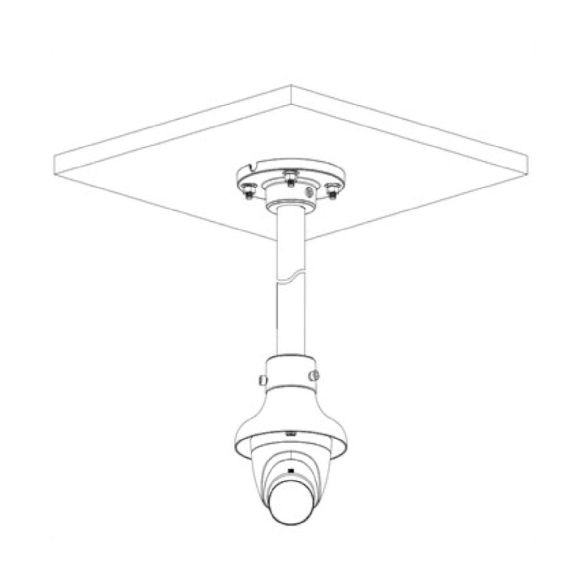 Camara Domo 2mp 2.8mm 20mts Ir Microfono Ip67 Full Color DH-HAC-HDW1200TLMN-IL-A - SILYMX