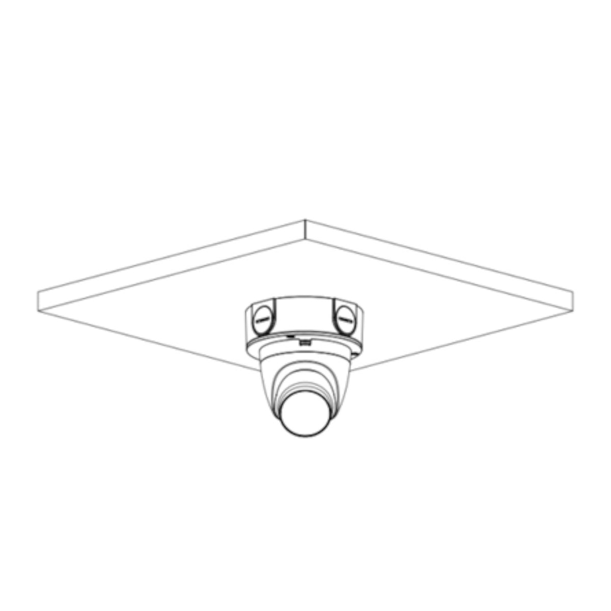 Cámara Domo Full Color de 2 MP 1080p Lente e 2.8mm 106 Grados de Apertura 20 Metros de Iluminación Instalación Rápida IP67 DWDR Starlight      DH-HAC-HDW1209TLQN-LED - SILYMX