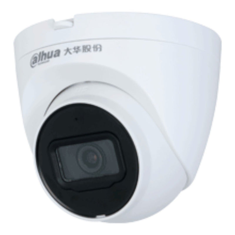 Camara Domo 4k  8 Megapixeles con Microfono Integrado  Lente de 2.8mm  106 Grados de Apertura  IR de 40 Metros  Super Adapt  Instalación Rápida  WDR Real de 120 dB  IP67  Soporta: CVI CVBS AHD TVI  DH-HAC-HDW1801TQN-A - SILYMX