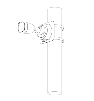 Camara Bullet HDCVI 8MP 4K Lente 2.8mm WDR 120dB Microfono Dahua DH-HAC-HFW1801CN-A - SILYMX