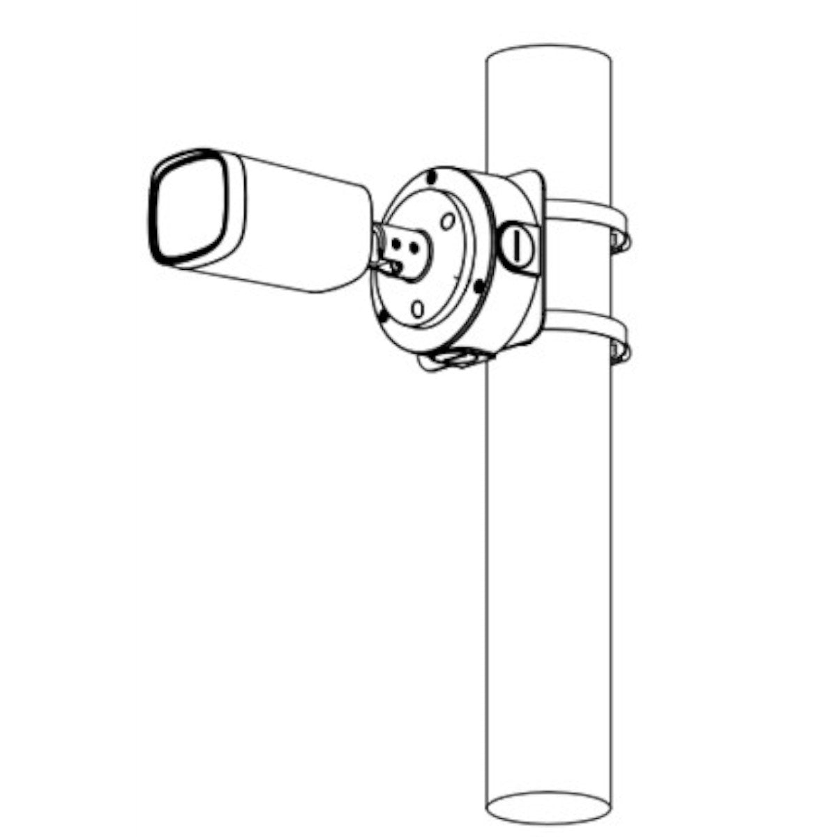 Camara Bala 4k Lente Motorizado 2.7-13.5 Ir 80mts Microfono DH-HAC-HFW1801RN-Z-A - SILYMX
