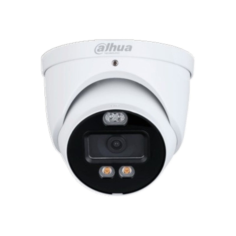 Camara Domo 4k Fullcolor Estrobo Luz Roja/azul 2.8mm 40mt Ir DH-HAC-ME1809HN-A-PV - SILYMX