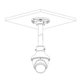 Camara IP Domo de 4 Megapixeles con IA WizSense Lente de 2.8mm 102 Grados de Apertura Microfono Integrado IR de 50 Metros SMD 4.0 AI SSA H.265+ Ranura para MicroSD WDR Real de 120 dB DH-IPC-HDW3441EM-S-S2 - SILYMX