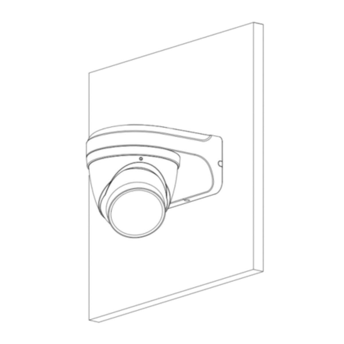 Camara IP Domo de 4 Megapixeles con IA WizSense Lente de 2.8mm 102 Grados de Apertura Microfono Integrado IR de 50 Metros SMD 4.0 AI SSA H.265+ Ranura para MicroSD WDR Real de 120 dB DH-IPC-HDW3441EM-S-S2 - SILYMX