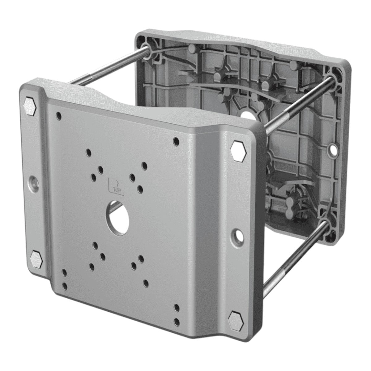 Montaje en Poste para Camaras PTZ y Cajas de Exterior Aluminio y Acero Compatible con Brazo PFB710W-SG  Compatible con cámara DH-PSDW81642ML-A360-D237 DH-PFA153-SG - SILYMX