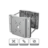 Montaje en Poste para Camaras PTZ y Cajas de Exterior Aluminio y Acero Compatible con Brazo PFB710W-SG  Compatible con cámara DH-PSDW81642ML-A360-D237 DH-PFA153-SG - SILYMX