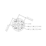 Caja de conexiones para cámara panorámica IPC-PFW5849-A180-E2-ASTE DH-PFA5300R - SILYMX