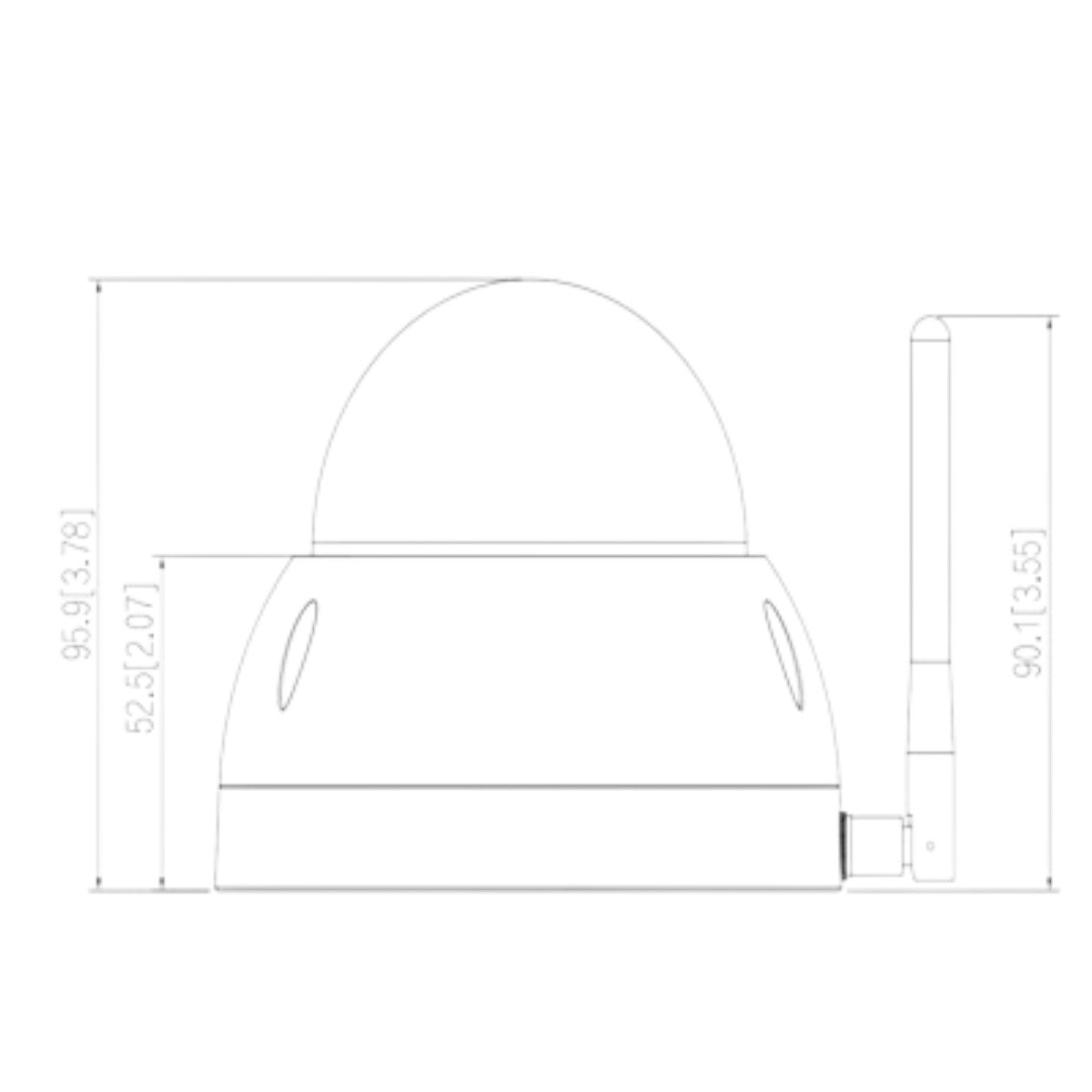 Camara Ip Ptz 2mp Wizsense 4x Zoom Optico Deteccion Facial DH-SD22204DB-GNY - SILYMX