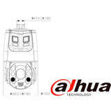 Cámara Ptz Ip 4mp 180 Starlight Ir 200m Detección Facial DH-SDT6C432-4P-GB-APV-0280 - SILYMX