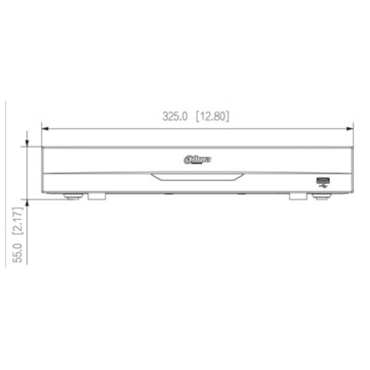 Dvr De 4 Canales 4k Con Wizsense Y Compresión H.265 DH-XVR5104HE-4KL-I3 - SILYMX