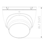 Camara Domo 4k  Iluminador Dual Inteligente + Full Color  Lente de 2.8mm  106 Grados de Apertura  20 Metros de Iluminación IR y Visible  Super Adapt  Micrófono Integrado  WDR Real de 120 dB  IP67  DH-HAC-HDW1801TLMN-IL-A - SILYMX