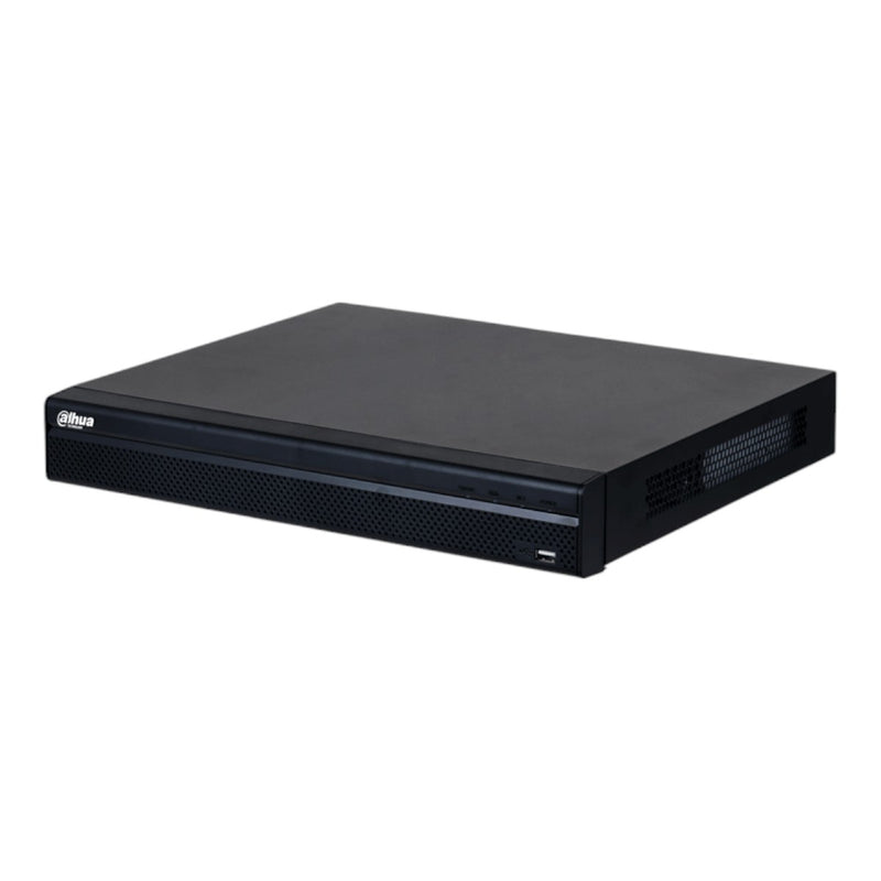 NVR de 8 MP  4k  32 Canales IP  16 Puertos PoE  Rendimiento de 160 Mbps Smart H.265+ 2 Bahías de disco duro 4&2 E&S de Alarma Soporta cámaras WizSense 2 canales SMD Plus DHI-NVR4232-16P-4KS3 - SILYMX