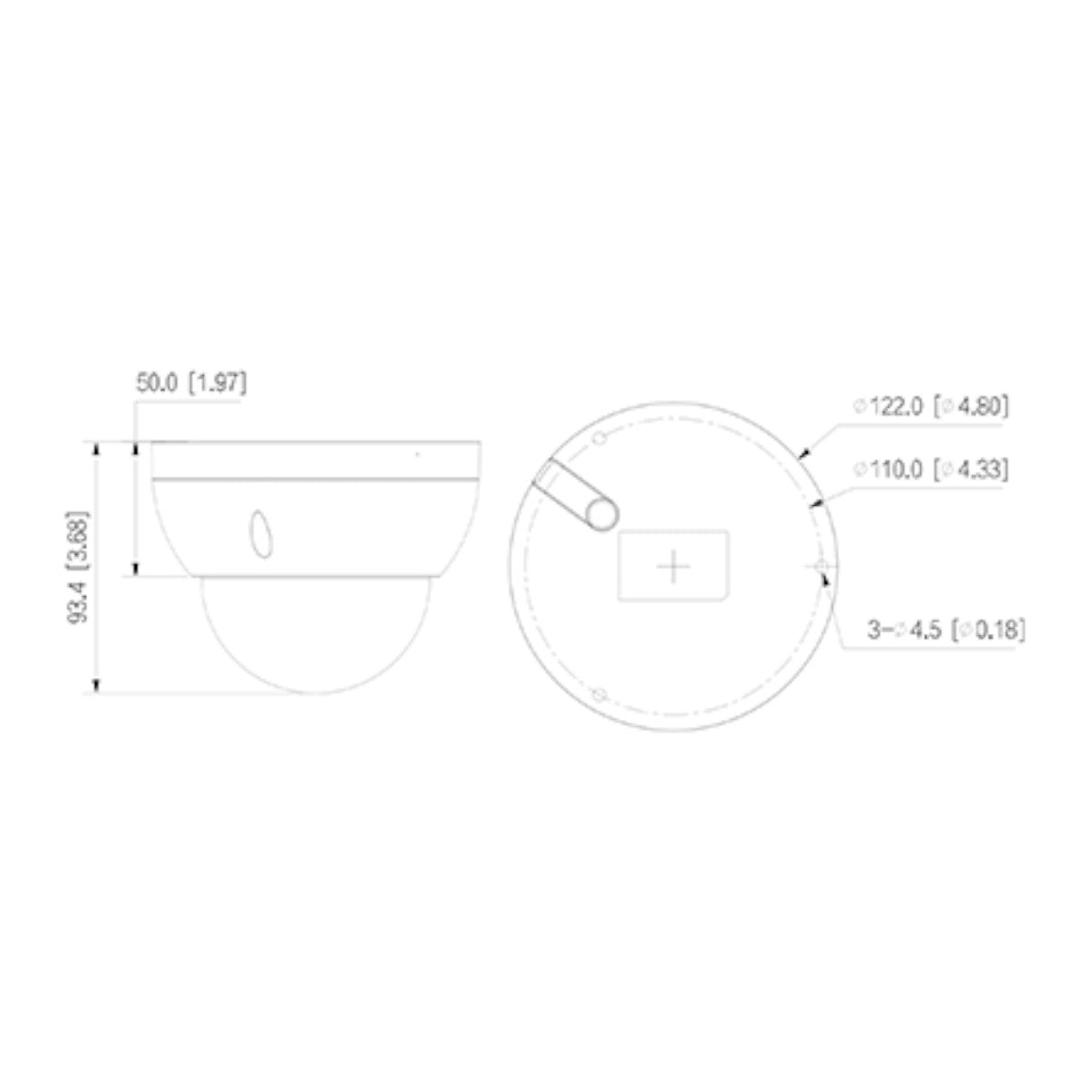 Cámara IP Domo Antivandálica de 8MP con lente motorizado 2.7-13.5mm IR 40m IA WizSense detección de movimiento inteligente protección perimetral Starlight PoE WDR H.265+ IP67 IK10 DH-IPC-HDBW2841R-ZS - SILYMX
