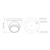 Cámara IP Domo de 6MP con Lente Motorizado de 2.7 a 13.5 Full Color con Lluminador Dual Inteligente de 40 Metros WizSense Micrófono integrado IP67 WDR PoE Ranura para MicroSD DH-IPC-HDW2649T-ZS-IL - SILYMX