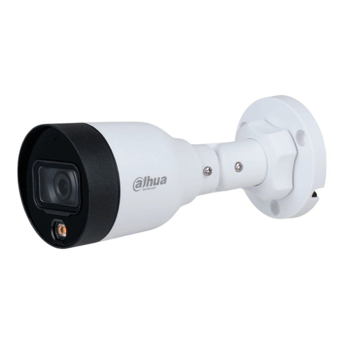Camara IP Bullet 2 MP Full Color 2.8 mm 102° de apertura micrófono integrado H.265+ luz visible de 15 m IP67 PoE DWDR DH-IPC-HFW1239S1-A-LED-S6 - SILYMX