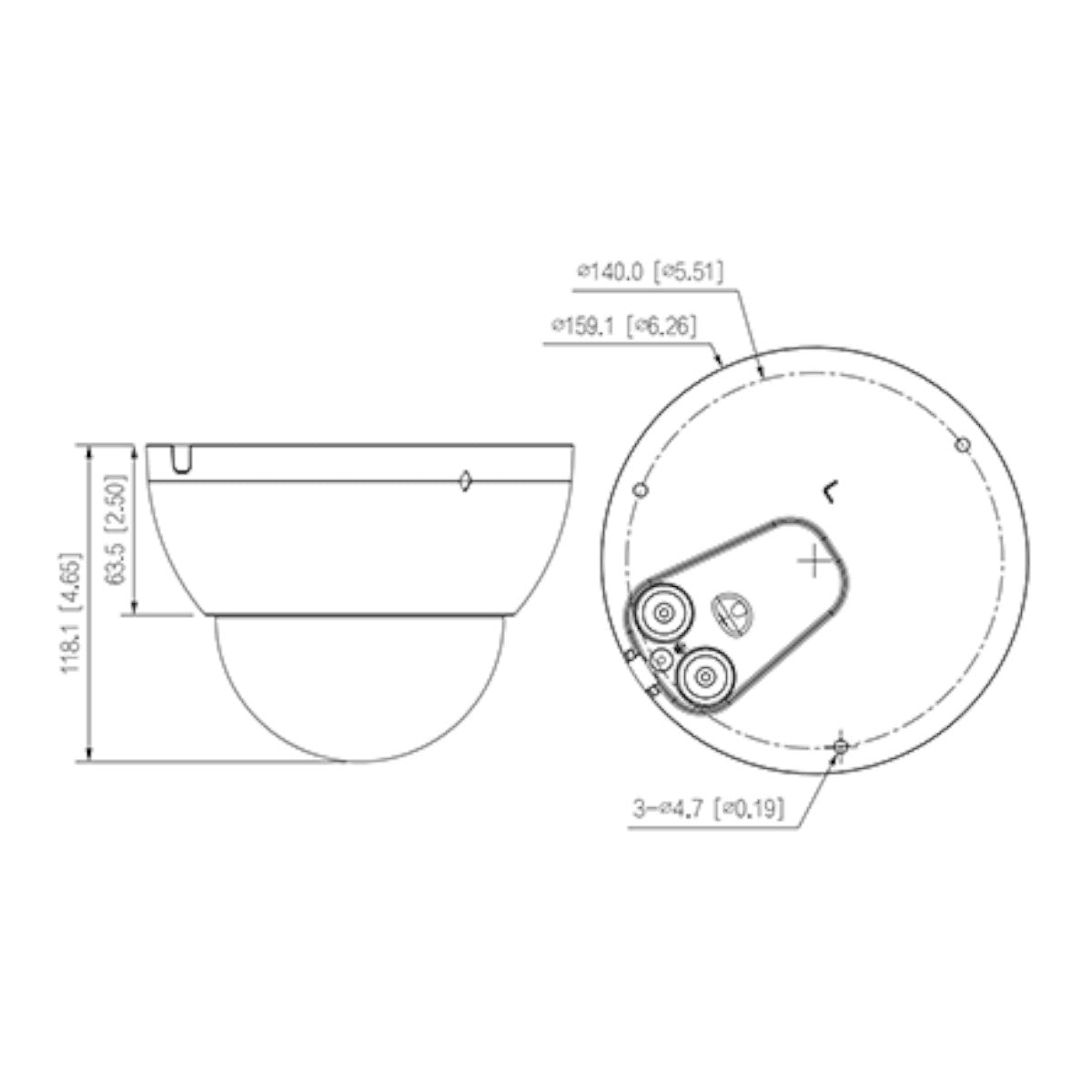 Cámara IP Domo 5MP con WizMind y Lente Motorizado 2.7-13.5 mm LED IR 40m 114° H.265+ Metadatos SMD 3.0 Acupick E/S de Alarma y Audio Micro SD IP67 IK10 ePoE. Ideal para seguridad avanzada DH-IPC-HDBW5541E-ZE - SILYMX