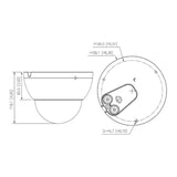 Cámara IP Domo 5MP con WizMind y Lente Motorizado 2.7-13.5 mm LED IR 40m 114° H.265+ Metadatos SMD 3.0 Acupick E/S de Alarma y Audio Micro SD IP67 IK10 ePoE. Ideal para seguridad avanzada DH-IPC-HDBW5541E-ZE - SILYMX