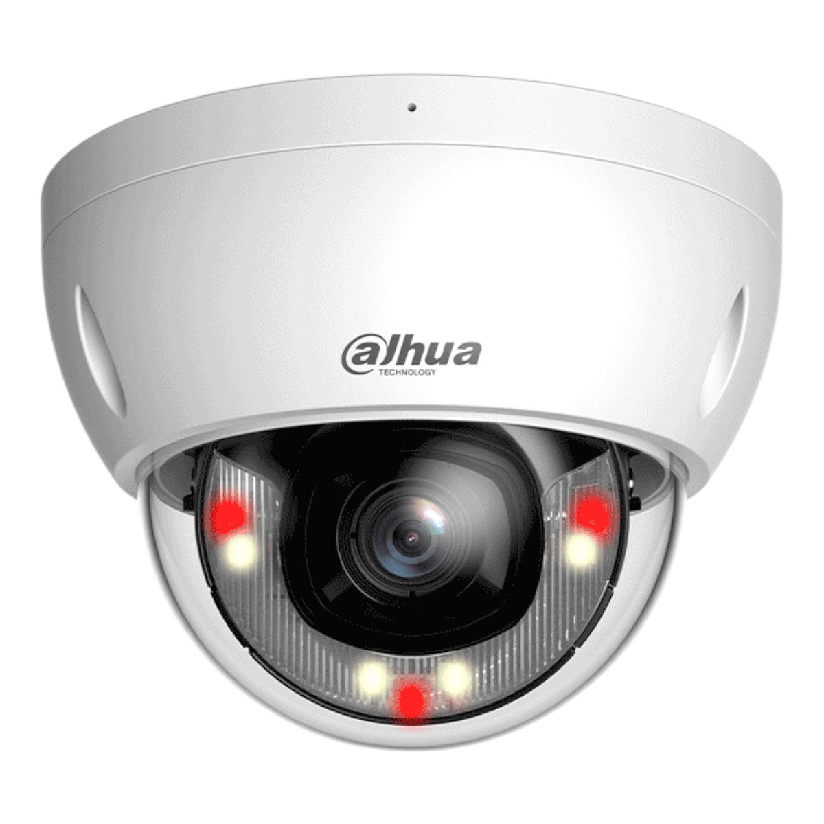 Camara IP Domo Antivandalica de 6 Megapixeles Lente de 2.8mm 30 Metros de Iluminador Dual Inteligente+Full Color SMD Plus Protección Perimetral avanzada Micrófono Integrado IP67 IK10 Ranura para MicroSD DH-IPC-HDBW2649E-S-IL - SILYMX