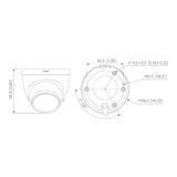 Cámara IP Domo de 6 Megapixeles  Lente de 2.8mm  30 Metros de Iluminador Dual Inteligente+Full Color  SMD Plus  Protección Perimetral avanzada  Micrófono Integrado  IP67  Ranura para MicroSD  DH-IPC-HDW2649T-S-IL - SILYMX