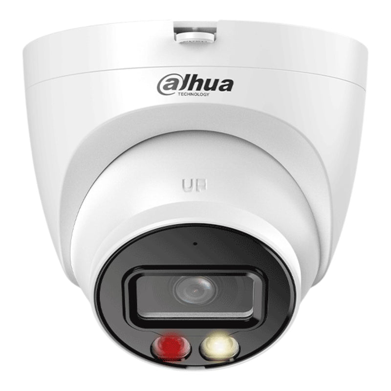 Cámara IP Domo de 6 Megapixeles  Lente de 2.8mm  30 Metros de Iluminador Dual Inteligente+Full Color  SMD Plus  Protección Perimetral avanzada  Micrófono Integrado  IP67  Ranura para MicroSD  DH-IPC-HDW2649T-S-IL - SILYMX