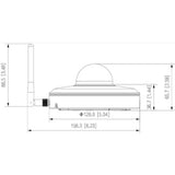 Camara IP Domo PTZ ofrece 2MP con tecnología Starlight DH-SD1A204DB-GNY-W - SILYMX