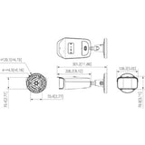 Cámara Ip Bullet 2x4 Mp Fullcolor Ir 40m 180° Audio Y Alarma DH-IPC-PFW5849-A180-E2-ASTE - SILYMX