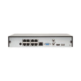 NVR 4K 8 Canales PoE Smart H.265+ 80Mbps 8TB DAHUA NVR1108HS-8P-S3/H - SILYMX