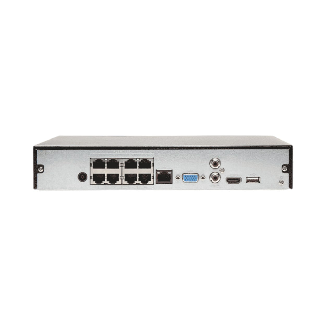 NVR 4K 8 Canales PoE Smart H.265+ 80Mbps 8TB DAHUA NVR1108HS-8P-S3/H - SILYMX