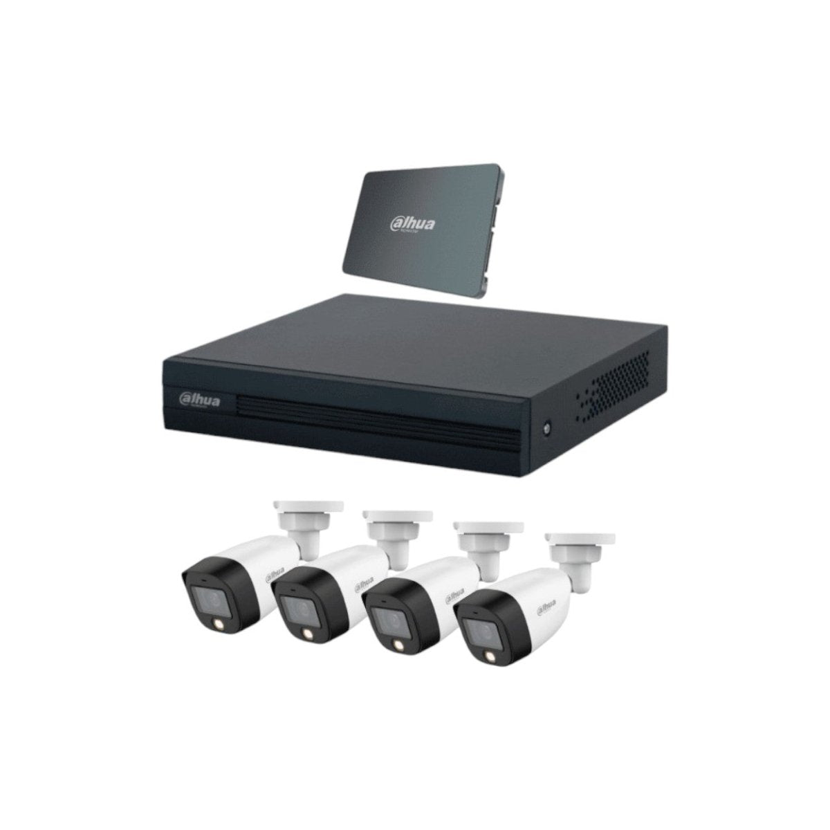 Kit Fullcolor De 4 Canales Con Ssd De 512gb 4 Cámaras 2 Mp - SILYMX