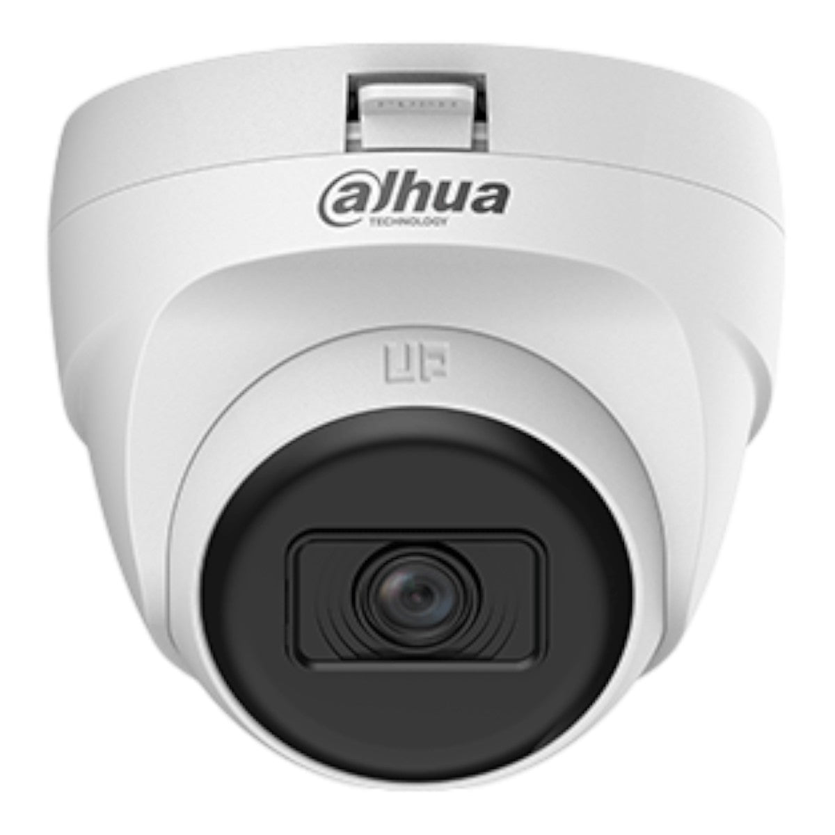 Cámara Domo de 5 Megapixeles Lente de 2.8mm 106 Grados de Apertura IR de 25 Mts Uso Interior Soporta HDCVI AHD TVI y CBVS  DH-HAC-T1A51N-U - SILYMX