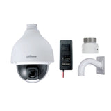 Camara PTZ Antivandálica de 2 Megapixeles 25x de Zoom Optico WDR Real de 120 dB Starlight IP66 IK10 BLC HLC 360 Grados continuos DH-SD50225DBN-HC - SILYMX