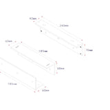 Soporte de bloqueo magnético Carcasa de aluminio con material de aleación de alta resistencia ASF500ZL - SILYMX