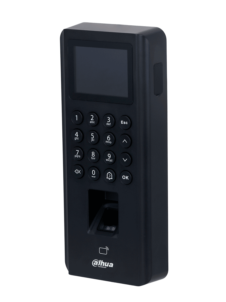 Control de Acceso de Huella y Tarjetas ID Pantalla de 2.4 Pulgadas DHI-ASI2212J-D - SILYMX