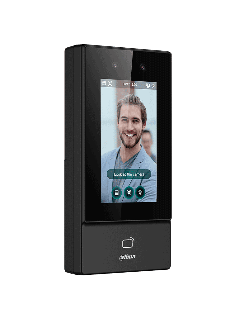 Control de Acceso para Exterior con Reconocimiento Facial DHI-ASI6213S-D - SILYMX