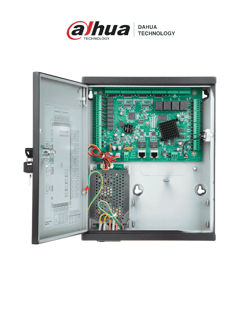 Control de acceso TCP/IP gestiona 4 puertas con 4 lectoras DHI-ASC2204C-H - SILYMX