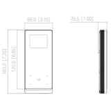Control de AccesoDAHUAASI2201H-DWControl de Acceso Tarjeta y Teclado LCD 2.4" WiFi Ethernet 30000 Usuarios Dahua ASI2201H - DW - SILYMX