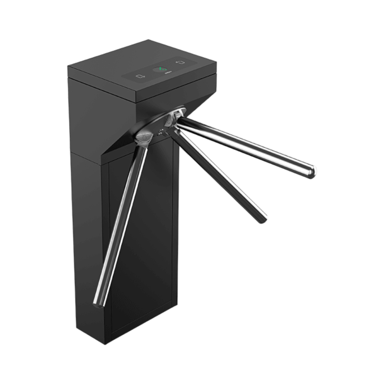 Torniquete DAHUA Bidireccional MCBF de 1 Millon Color Negro Contacto Seco Voltaje 110-240 VAC Compatible con Cualquier control de Acceso Uso Interior DHI-ASGG100BL