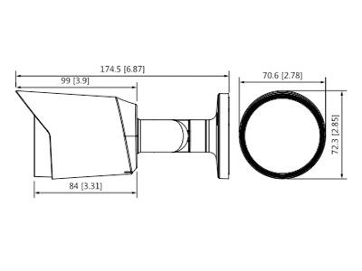 Dahua Cámara Bullet Hac-hfw1500t-28 5 Mp Metálica DH-HAC-HFW1500TN-0280B - SILYMX