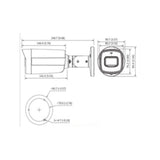 Cámara Bullet Dahua 8 Mp 4k 40 Mts Ir Lente 2.8 Mm DH-HAC-HFW1801THN-I4 - SILYMX