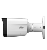 Camara Bullet HDCVI 5MP Lente 2.8mm IR 40m Luz Roja y Azul Dahua DH-HAC-ME1509THN-A-PV-0280B-S2 - SILYMX