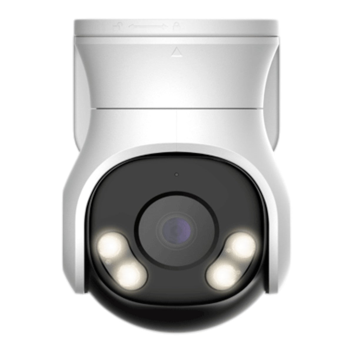 Cámara PT de 2 Megapíxeles HDCVI Full Color Lente de 2.8 mm 106 Grados de Apertura Microfono Integrado 40 Metros de Iluminación LED Super Adapt WDR Real de 130 dB IP66 DH-HAC-PT1239AN-A-LED - SILYMX