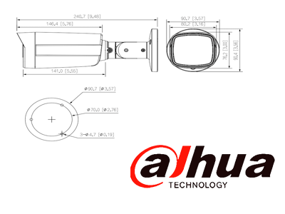 Cámara Bullet De 5 Mp Con Iluminador Dual Inteligente DH-HAC-HFW1509TMN-IL-A - SILYMX